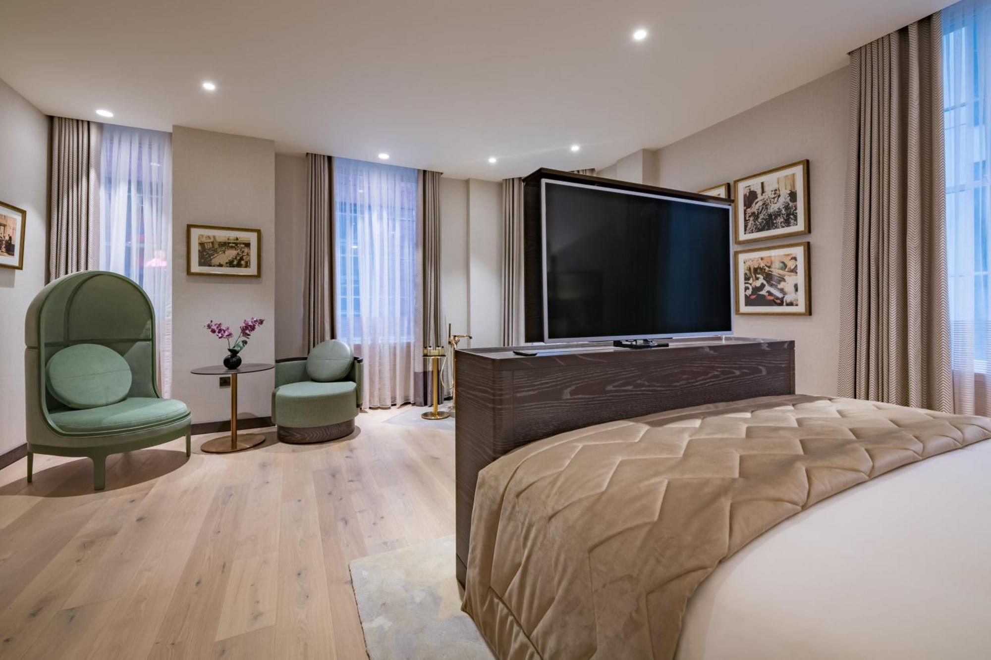 Stock Exchange Hotel, Manchester, Autograph Collection Exterior foto A bedroom at the hotel