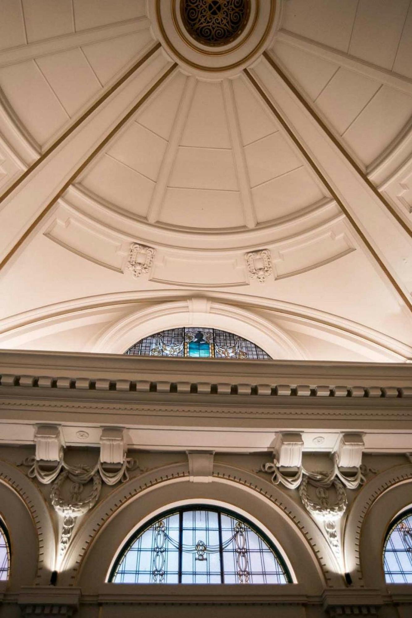 Stock Exchange Hotel, Manchester, Autograph Collection Exterior foto The ceiling of the main hall
